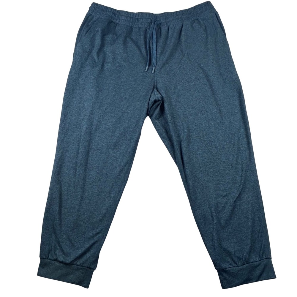 Quince Performance Joggers XL Heathered Charcoal Blue Recycled Stretch Pants